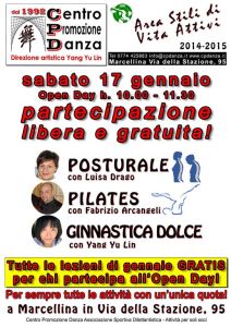 Locandina Open Day ginnastica genn 2015